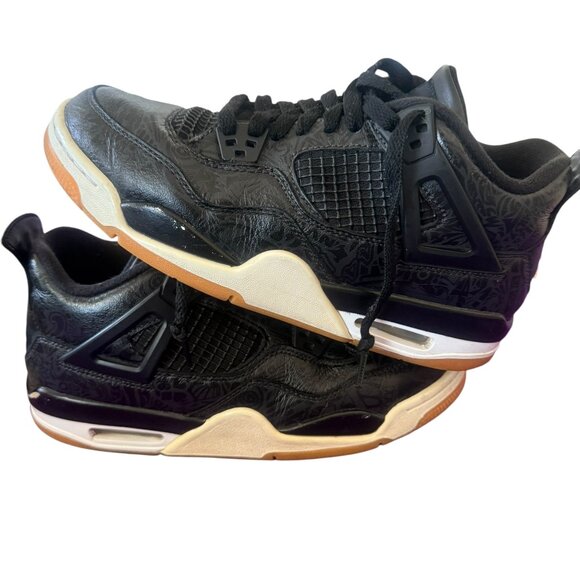 Nike Jordan 4 Retro Laser, 30th Anniversary 2019, Y7 - Picture 3 of 13